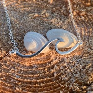 Silver Wave Necklace
